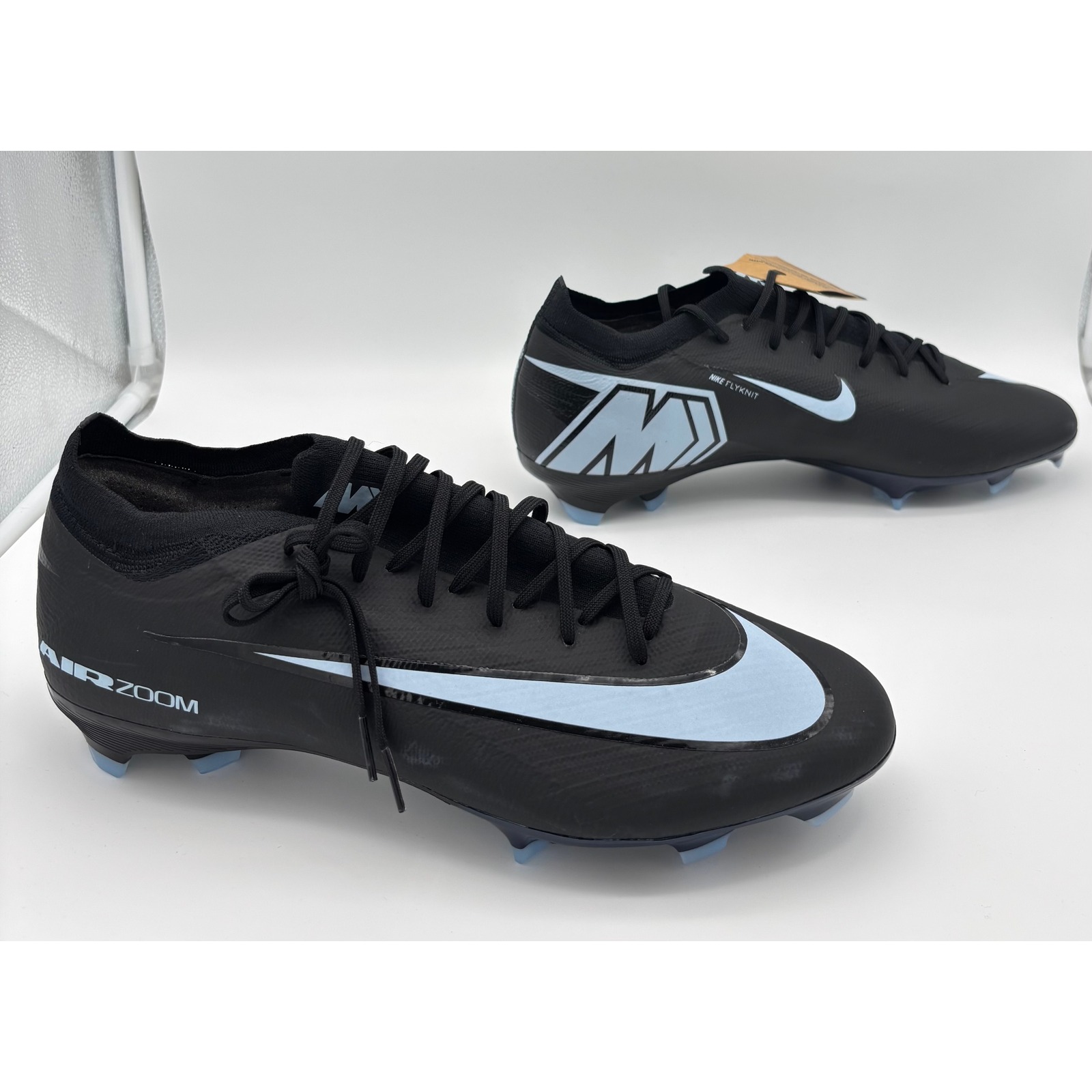 Nike Air Zoom Mercurial Vapor 15 Academy Fg Black Blue Fq8685-001 Mens Size 13